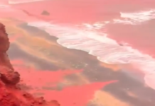 Η θάλασσα του Χορμούζ βάφτηκε κόκκινη